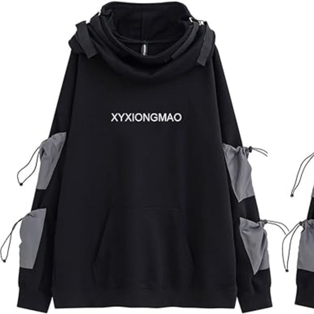 XYXIONGMAO Streetwear Techwear Cyberpunk Hoodie